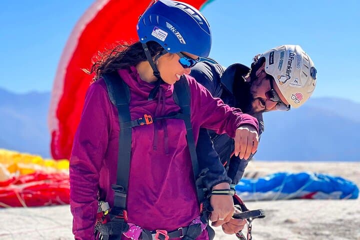 Sunset Paragliding Over Agafay Desert — Marrakech Tandem Flight