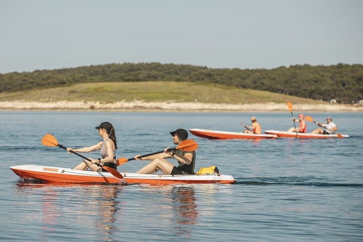 Sea Kayak to Seagulls Rocks: Cave, Lost Beach & Cliff Jumps near Pula photo 1
