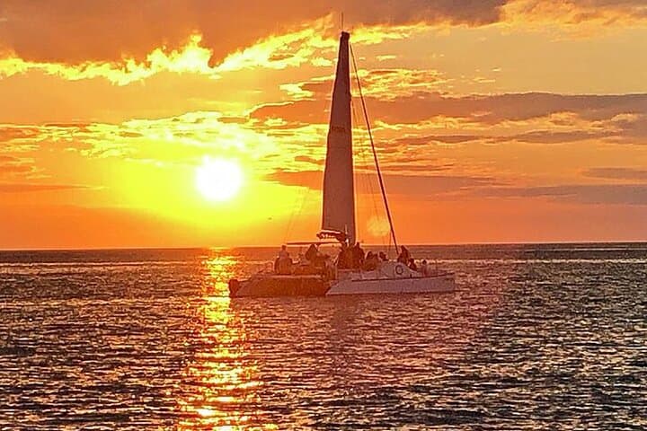 Mykonos Catamaran Sunset Cruise: Semi‑Private Sail with Wine & Snacks