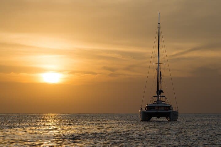 Private Mykonos Catamaran Sunset Cruise to Rhenia and Little Venice photo 1