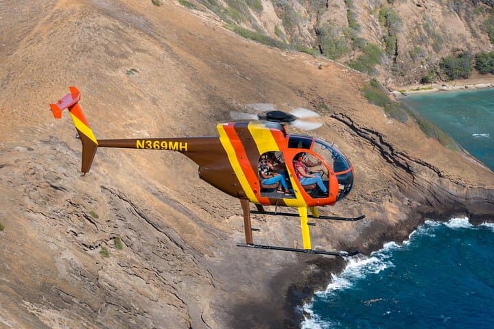 Doors-Off Helicopter Tour Over Oahu — Magnum Hughes 500 Open-Air Flight
