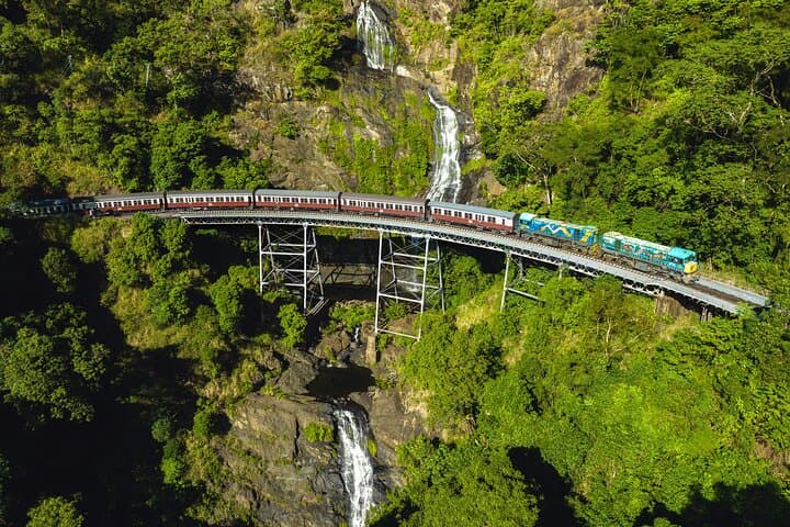 Kuranda Scenic Rail, Skyrail Rainforest Cableway & Hartley's Crocodile Adventure Day Tour