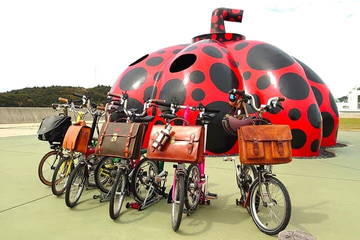 Slow Brompton Cycling on Naoshima: Art Island Day Tour from Takamatsu
