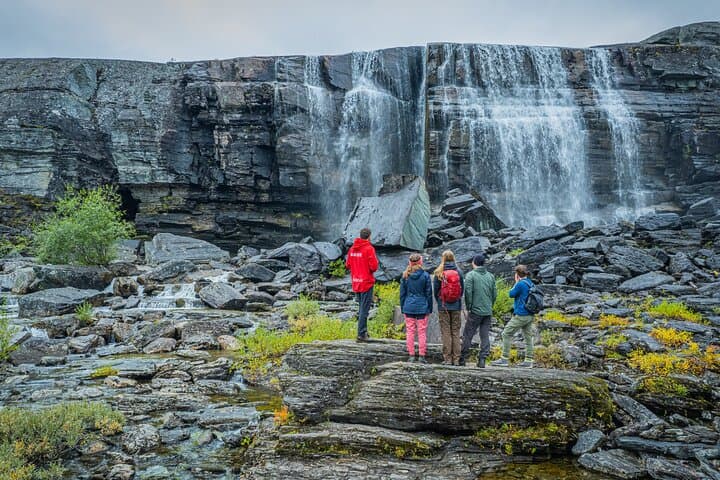 Half-Day Hike to Orvvosfossen Waterfall from Alta: Forest Trails & River Views