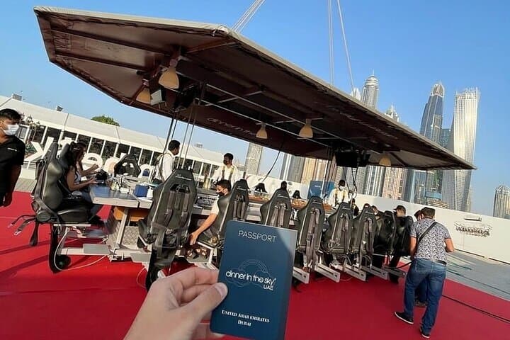 Dubai Dinner in the Sky: 90-Min Gourmet Experience Over Marina & Palm photo 5