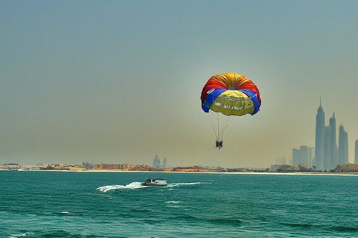 Soar Over Jumeirah: Dubai Luxury Parasailing and Coastline Rides photo 6