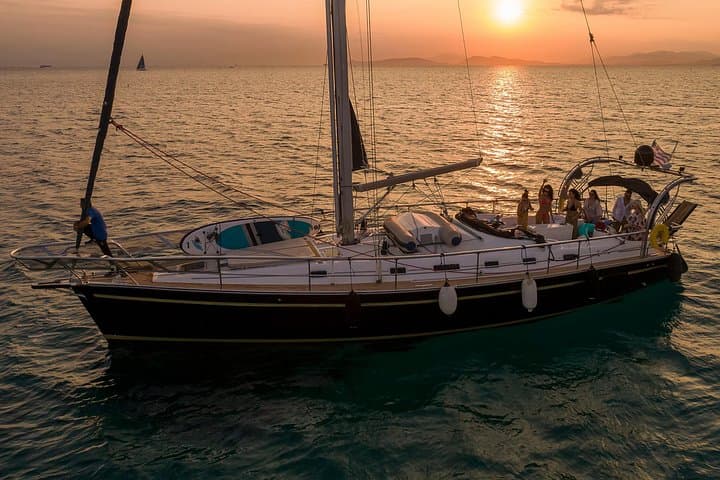 Private Sunset Sailing on the Athenian Riviera: Half-Day Yacht Cruise
