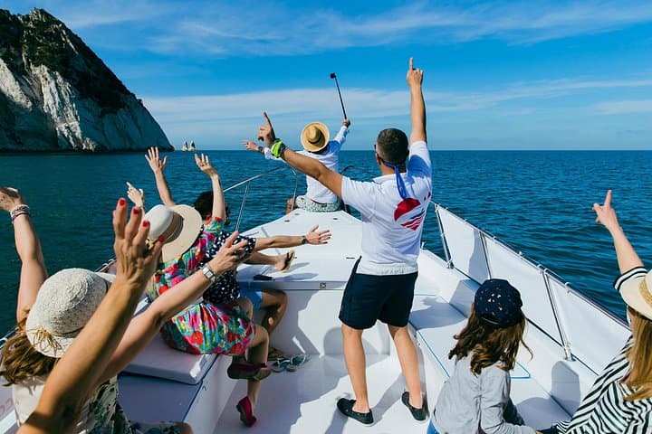Conero Riviera Boat Excursion from Numana — Swim the Two Sisters, Sirolo & Portonovo