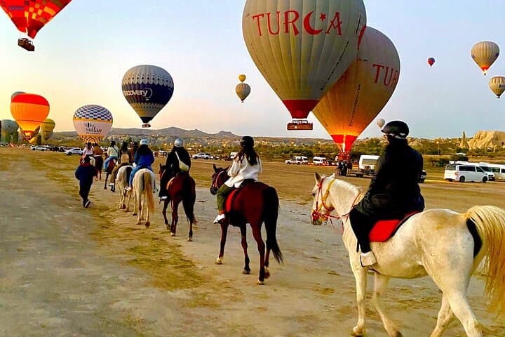 Cappadocia Sunset Horseback Ride Through Valleys (Cavusin & Rose Valley) photo 3