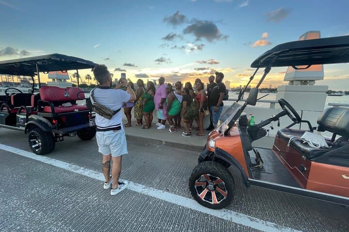 Private South Beach Golf Cart Tour: Star Island, Versace Mansion & Sunset Views photo 1