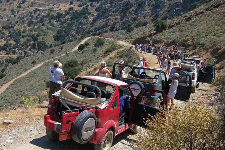 East Crete Jeep Safari: Afentis Summit, Ancient Olive & Tholos Bay