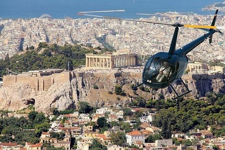 Athens Helicopter Sightseeing Tour: Private Aerial Views Over the Acropolis & Aegean photo 1