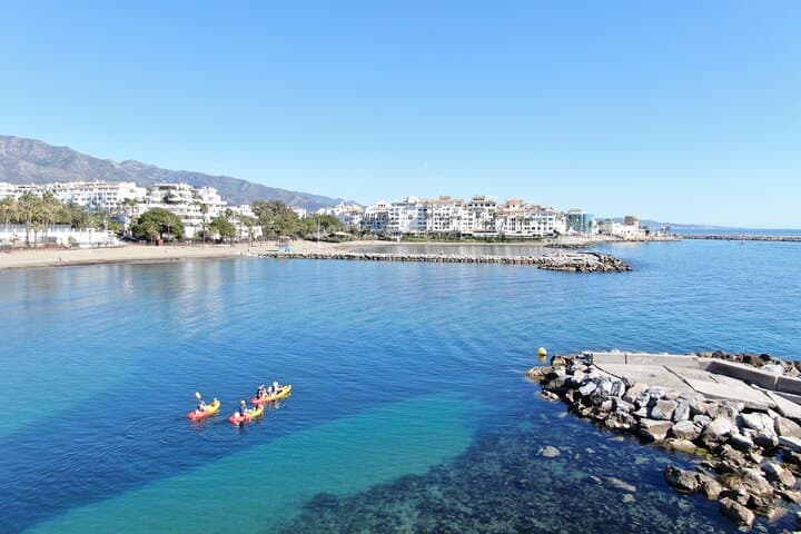 Sunset Kayak Tour Puerto Banús Marbella — Guided Coastal Paddle photo 5