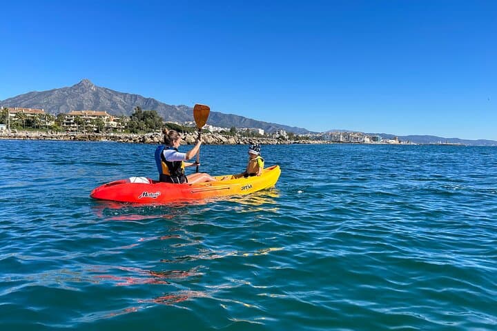 Sunset Kayak Tour Puerto Banús Marbella — Guided Coastal Paddle photo 3