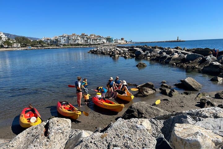 Sunset Kayak Tour Puerto Banús Marbella — Guided Coastal Paddle photo 4