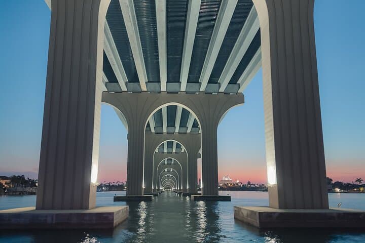 Private Sunset Cruise Under the Lights of the Sunshine Skyway Bridge photo 4