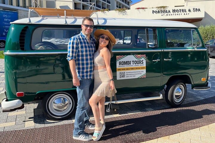 Monterey Peninsula Wine Tasting in a Vintage VW Bus