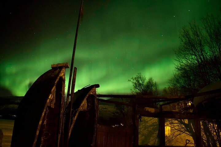 Float Under the Aurora: Arctic Ocean Night Floating in Ramfjord photo 2