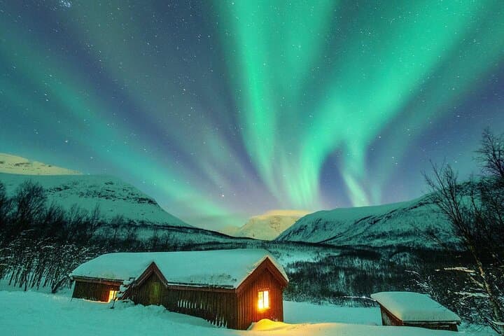 Private Dogsledding and Husky-Lodge Overnight near Tromsø — Arctic Night Adventure photo 3