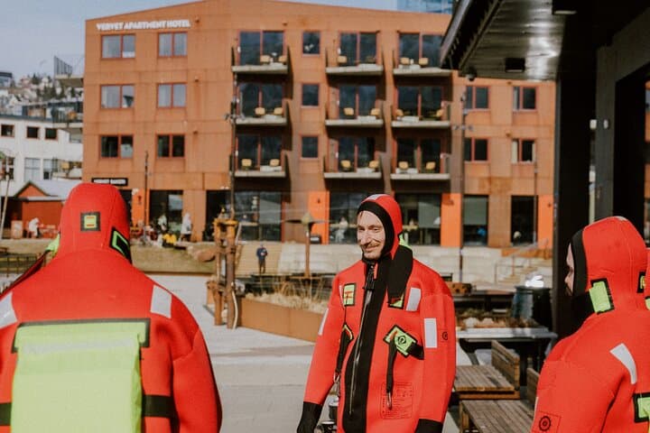 Urban Arctic Floating in Tromsø Harbor: 2-Hour Immersion Suit Experience photo 2