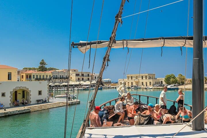 Rethymno Barbarossa Pirate Ship Cruise: Swim, Snorkel & Sea Caves