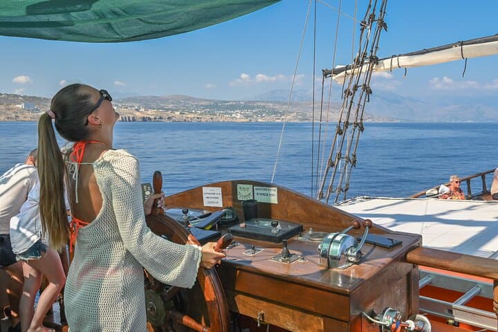 Rethymno Barbarossa Pirate Ship Cruise: Swim, Snorkel & Sea Caves photo 3