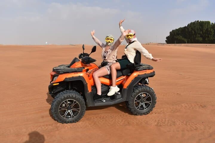 Dubai Red Dunes Quad Bike Adventure with Pickup