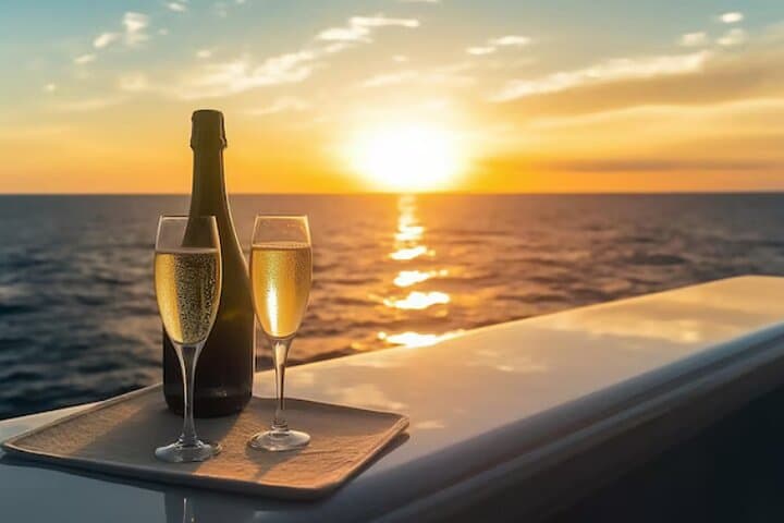 Sunset Champagne Yacht Cruise on the Torrevieja Coast