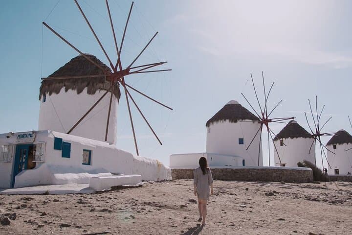 Private Mykonos Discovery Tour: Armenistis Lighthouse, Ano Mera & Local Highlights