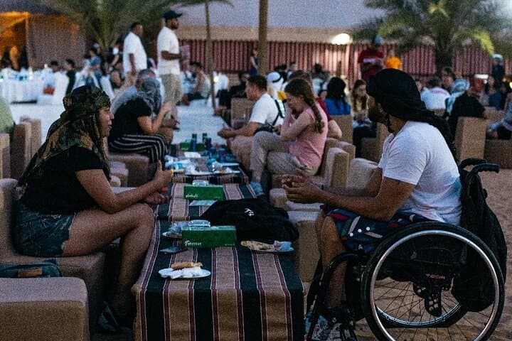 Dubai desert buggy dune bashing, sandboarding, camel ride & Bedouin camp experience photo 4