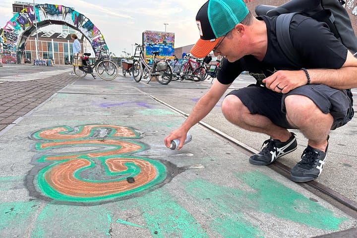 Amsterdam Hidden-Spot Bike Tour: Graffiti, Canals & Magnet Fishing photo 1