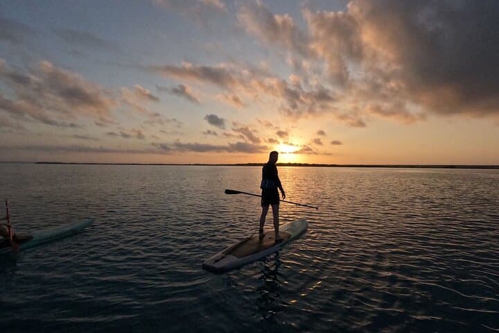 Sunset Standup Paddleboarding on Bacalar Lagoon: Cenotes & Pirates Channel photo 5