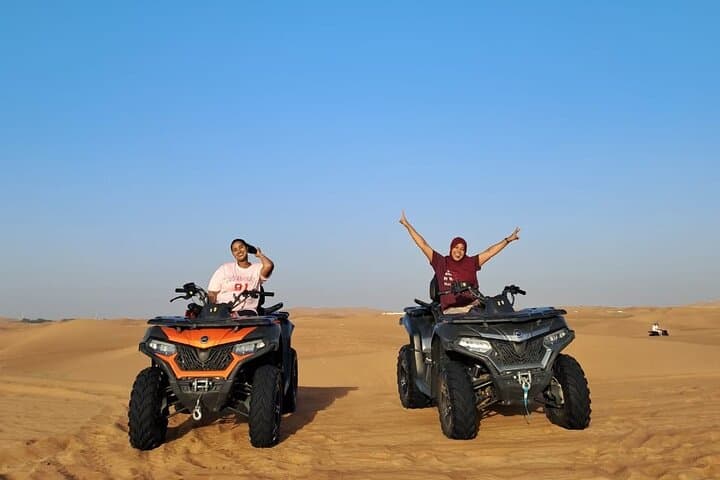 Dubai Red Dunes Quad Bike Adventure with Pickup photo 4