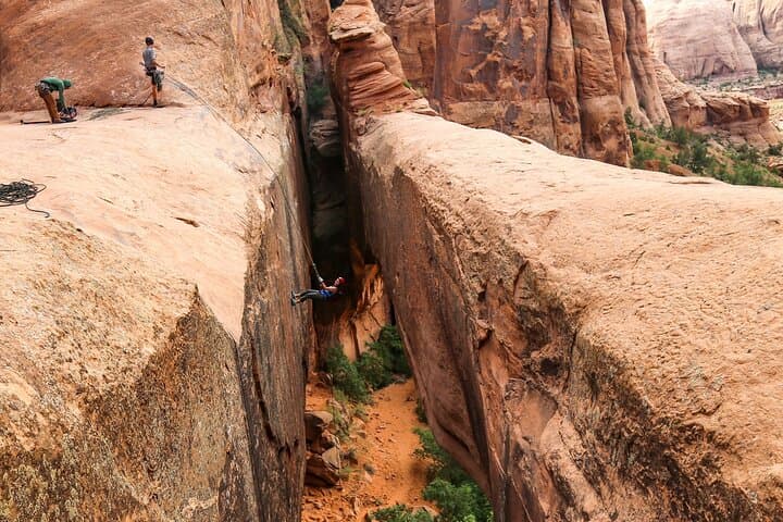 Rappel Morning Glory Arch: Moab Canyoneering to the Medieval Chamber photo 4