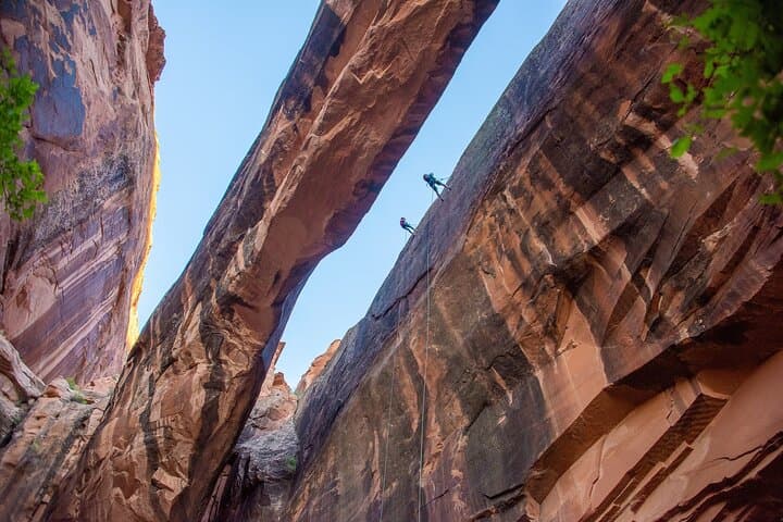 Rappel Morning Glory Arch: Moab Canyoneering to the Medieval Chamber photo 5