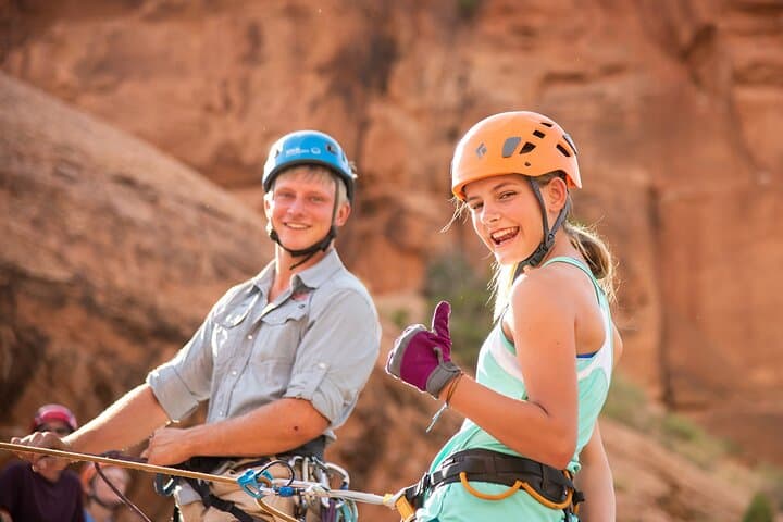 Rappel Morning Glory Arch: Moab Canyoneering to the Medieval Chamber photo 2