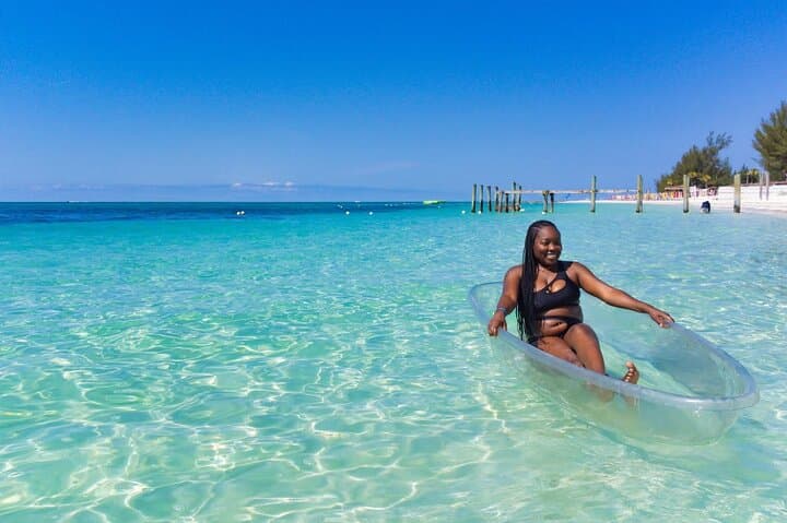 Clear Kayak Photoshoot & Beach Day on Grand Bahama: Port Lucaya to Mather Town photo 4
