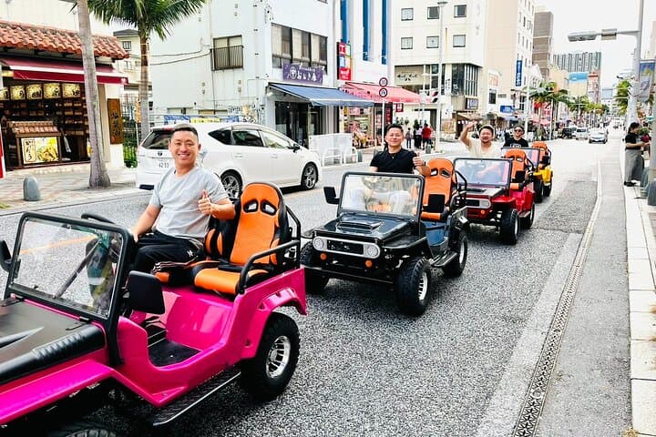 Drive a Mini Jeep Through Chatan: Private Okinawa Character Tour photo 2
