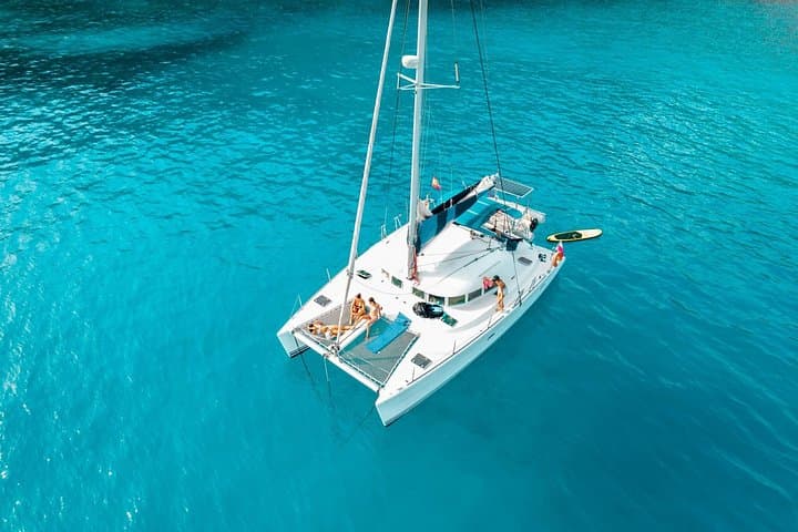 Ibiza to Formentera Full-Day Catamaran Cruise — Swim in Crystal Coves photo 1