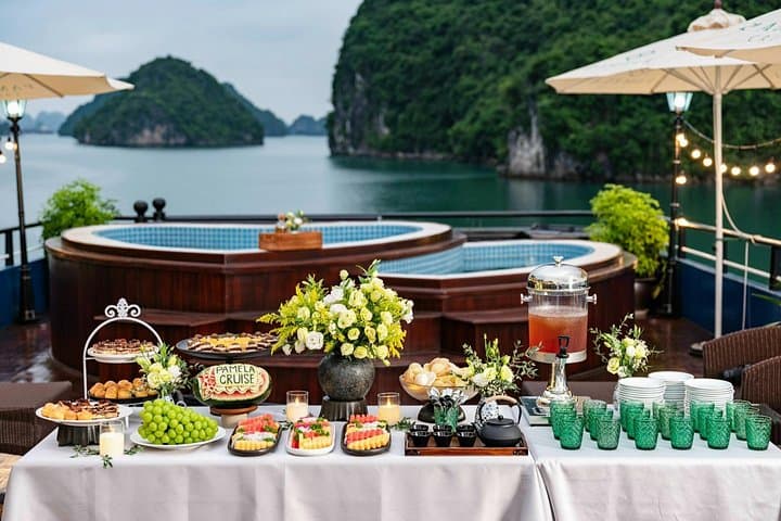 Pamela Halong 5-Star Day Cruise: Jacuzzi, Buffet Lunch & Halong Bay Highlights photo 3