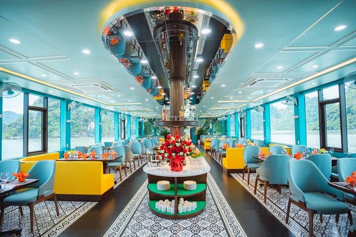 Halong Bay Day Cruise: Apollo Premium 5-Star Buffet, Caves & Ti Top Island photo 3