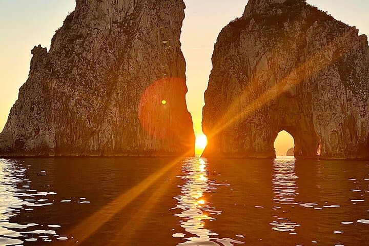 Private 3-Hour Capri Boat Tour: Blue Grotto, Faraglioni & Coastal Caves photo 1