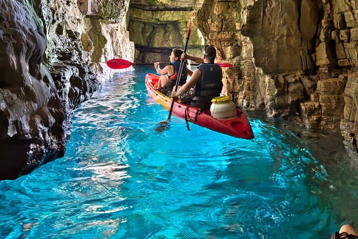 Pula Blue Cave Kayak Tour: Explore Caves & Turquoise Bays
