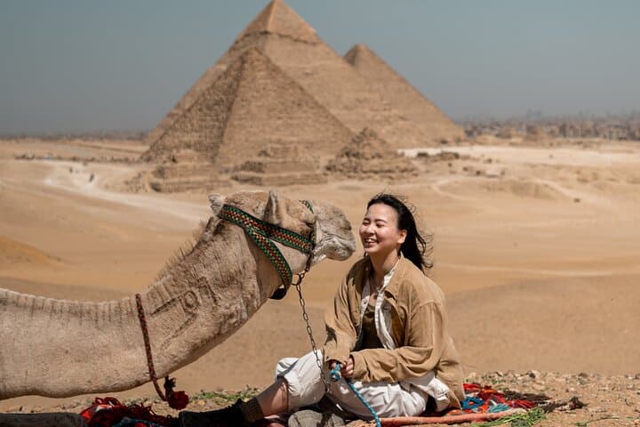 Giza Pyramids Photoshoot and Camel Tour — Jumping Horse & Sphinx Shots photo 6