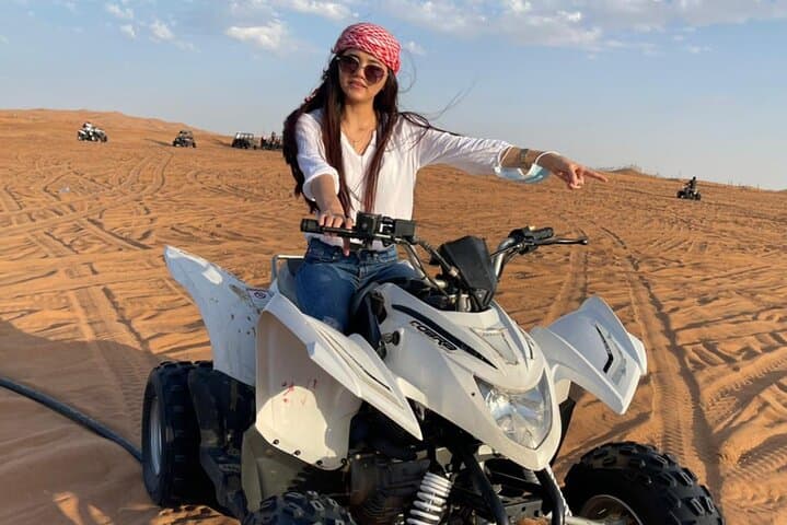 Dubai Morning Desert Safari in Lahbab: Dune Bashing, Sandboarding & Camel Ride photo 2