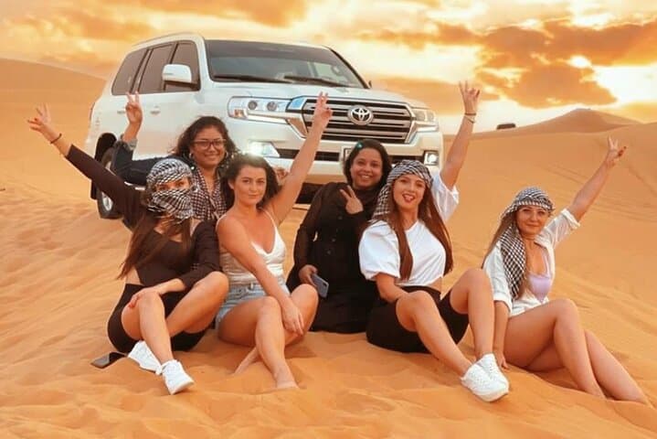 Dubai Morning Desert Safari in Lahbab: Dune Bashing, Sandboarding & Camel Ride photo 3