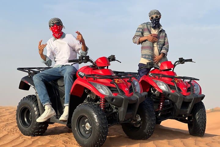 Red Dunes Morning: Dubai Desert Safari with Quad Bikes & Buggies photo 1