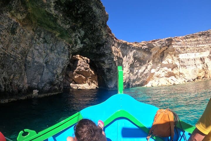 Private Comino Luzzu Charter: Blue Lagoon, Caves & Snorkeling photo 5