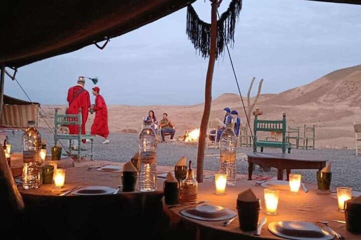 Agafay Sunset Camel Ride and Dinner: Marrakech Desert Experience