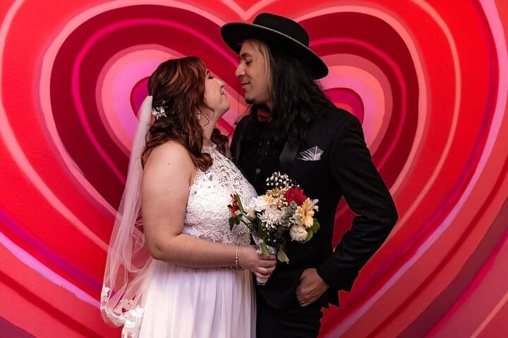 Las Vegas Chapel Elopement: Limousine Pickup, Creative Backdrops & Personalized Ceremony photo 4